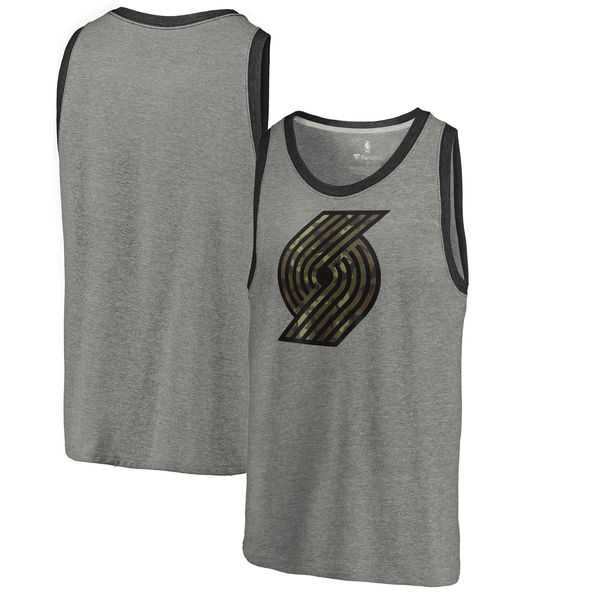 Portland Trail Blazers Fanatics Branded Camo Collection Prestige Tri-Blend Tank Top - Heathered Gray,We sell and wholesale Portland Trail Blazers Fanatics Branded Camo Collection Prestige Tri-Blend Tank Top - Heathered Gray on line form chian!
